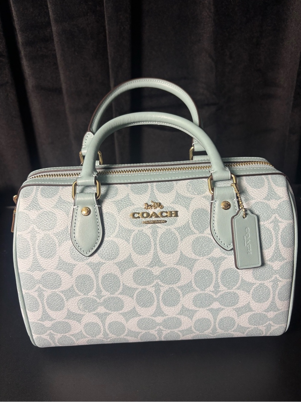 Coach Outlet Rowan Satchel Bag In Signature Canvas